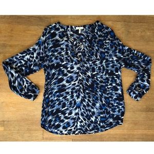Long Sleeve Silk Joie Blouse size M